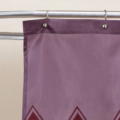 Myra Shower Curtain Purple - Lush Décor 3 Myra Shower Curtain Purple - Lush Décor