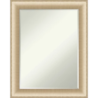 Elegant Brushed Petite Bevel Bathroom Wall Mirror 11 Elegant Brushed Petite Bevel Bathroom Wall Mirror - Image 9