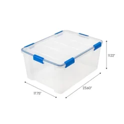 IRIS USA WEATHERPRO Plastic Storage Box With Durable Lid And Seal And Secure Latching Buckles -Baxton Studio Store GUEST cd3aee50 acab 4101 b652 8326a55c5028
