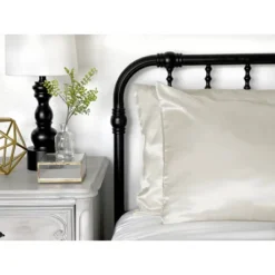 Morning Glamour Standard Satin Solid Pillowcase Set -Baxton Studio Store GUEST cdc1266a 7c1f 46a8 91f9 91b36fefc274