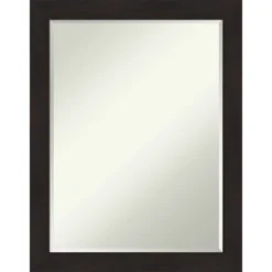 Furniture Espresso Narrow Petite Bevel Bathroom Wall Mirror 18 Furniture Espresso Narrow Petite Bevel Bathroom Wall Mirror -Baxton Studio Store GUEST cf94d2ef b89d 4dc2 8ea3 ec843e59b006