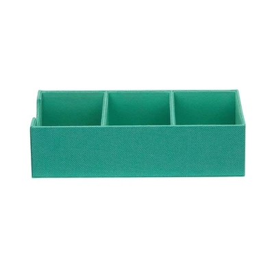 Household Essentials Set Of 2 3-Section Drawer Trays Seafoam 8 Household Essentials Set Of 2 3-Section Drawer Trays Seafoam - Image 6