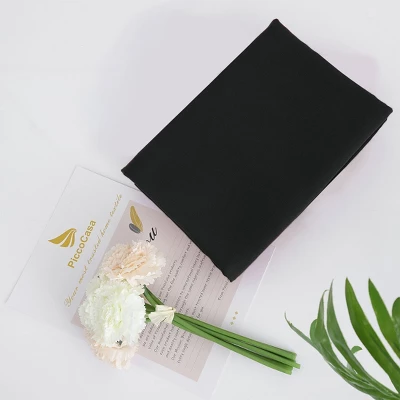 Body 20"x54" Microfiber Pillow Cases Black - PiccoCasa 6 Body 20"x54" Microfiber Pillow Cases Black - PiccoCasa - Image 4