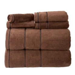6pc Solid Bath Towel And Washcloth Set - Yorkshire Home -Baxton Studio Store GUEST cfea2866 d3e7 4682 9e78 c237e3ce2f6c
