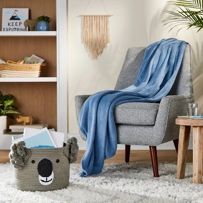 Koala Kids' Coiled Rope Basket - Pillowfort™ 3 Koala Kids' Coiled Rope Basket - Pillowfort™