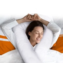 Cheer Collection Knot Long Body Throw Pillow - White (82" X 6") -Baxton Studio Store GUEST d1b78cbc 91eb 451e bb03 e9e26f77353c