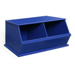 Badger Basket Two Bin Stackable Storage Cubby -Baxton Studio Store GUEST d23b5666 e7ba 4cfe beeb b0cfbb928b92