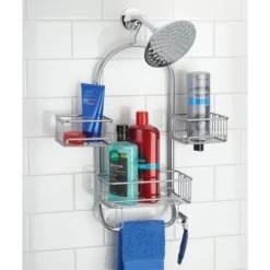 MDesign Metal Large Bath Tub & Shower Caddy, Hanging Storage Organizer 17 MDesign Metal Large Bath Tub & Shower Caddy, Hanging Storage Organizer -Baxton Studio Store GUEST d2d554a2 2d4e 496f 8847 31455aafebcc
