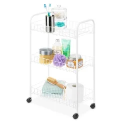Whitmor Small Household Cart White
