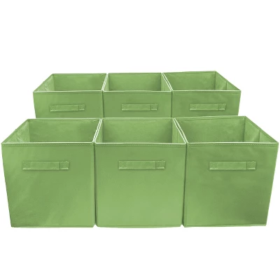 Sorbus 11 Inch Cube Storage Organizer Bins - 6 Pack 16 Sorbus 11 Inch Cube Storage Organizer Bins - 6 Pack - Image 14