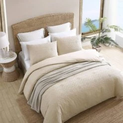 Tommy Bahama 3pc Textured Waffle 100% Cotton Comforter & Sham Set 15 Tommy Bahama 3pc Textured Waffle 100% Cotton Comforter & Sham Set -Baxton Studio Store GUEST d3ddaede bad7 444a 8600 a8a2bdc5a5c5