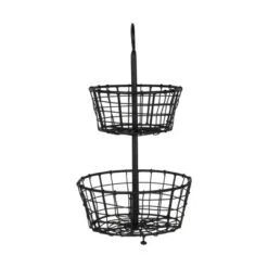 Metal Two Tier Decorative Storage Basket - Foreside Home & Garden -Baxton Studio Store GUEST d4600118 e347 4de9 9357 14b721d20866