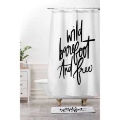 Chelcey Tate Wild Barefoot And Free Bath Rugs And Mats White 24" X 36" - Deny Designs -Baxton Studio Store GUEST d4e99030 580f 44a1 af2f 37a45d9b1814