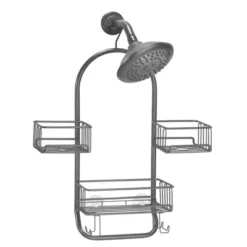 MDesign Metal Large Bath Tub & Shower Caddy, Hanging Storage Organizer 23 MDesign Metal Large Bath Tub & Shower Caddy, Hanging Storage Organizer -Baxton Studio Store GUEST d54980d2 1219 49be 91f6 fa043cb9b9e6