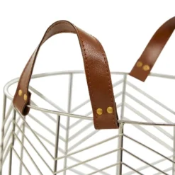 Set Of 3 Metal Storage Baskets - Olivia & May 8 Set Of 3 Metal Storage Baskets - Olivia & May -Baxton Studio Store GUEST d80a08d4 6e25 4e90 98f0 9439148c87e4