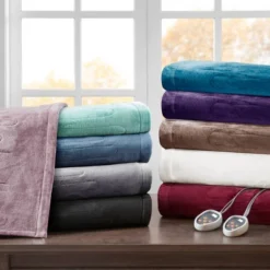 Twin Plush Electric Bed Blanket Teal - Beautyrest 13 Twin Plush Electric Bed Blanket Teal - Beautyrest -Baxton Studio Store GUEST d830d8b0 f873 4094 9390 ab5d1d462707