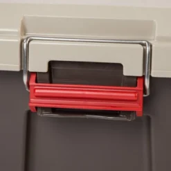 IRIS 82qt Store-It-All Container With Buckles Black/Red -Baxton Studio Store GUEST d93dc7bd 3b9d 4fc0 9f56 79b3742cfd09