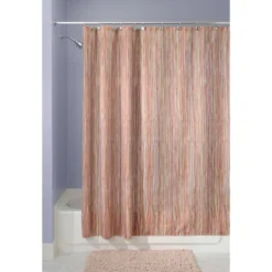 MDesign Linear Print - Fabric Shower Curtain
