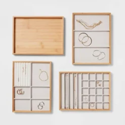 9" X 12" Stackable Bamboo Accessory Tray - Brightroom™ -Baxton Studio Store GUEST da2b8ef9 62c5 4c85 92cb 2443da6dbc8b