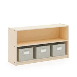 Guidecraft EdQ 2-Shelf Open Storage - 24" -Baxton Studio Store GUEST da5b9284 b133 48b6 8bc6 5ff6d9cc0755