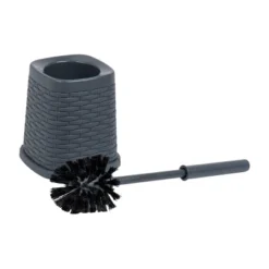 Square Wastepaper Basket And Toilet Brush Set Gray - Mind Reader -Baxton Studio Store GUEST dac308a2 5576 43e9 9e89 70873839af1c