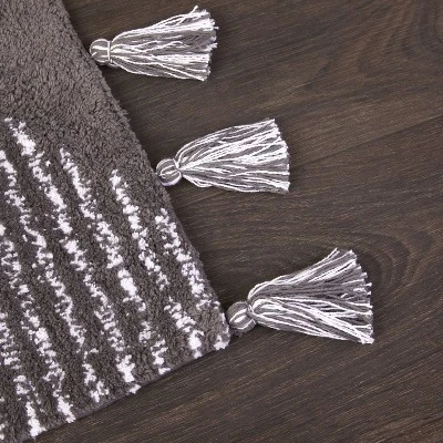 20"x30" Geo Diamonds Bath Rug Gray - SKL Home 4 20"x30" Geo Diamonds Bath Rug Gray - SKL Home - Image 2