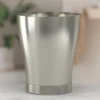 Metal Bathroom Wastebasket - Nu Steel 2 Metal Bathroom Wastebasket - Nu Steel -Baxton Studio Store GUEST daf8d9d9 a31f 45e7 a013 d4ce3500f42d