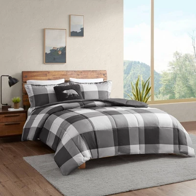 Woolrich Hudson Valley Down Alternative Buffalo Check Comforter Set 3 Woolrich Hudson Valley Down Alternative Buffalo Check Comforter Set