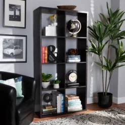 Janne 8 Cube Multipurpose Storage Shelf Dark Brown - Baxton Studio -Baxton Studio Store GUEST dbee03b4 4379 4def bdd5 f1dd128c1481