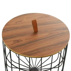 Set Of 2 Metal Storage Baskets Brown - Olivia & May -Baxton Studio Store GUEST dbfee545 9318 4212 a982 5880663497b5