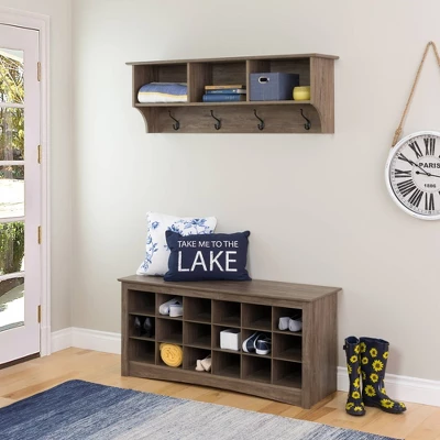 18 Pair Shoe Storage Cubbie Bench - Prepac 6 18 Pair Shoe Storage Cubbie Bench - Prepac - Image 4