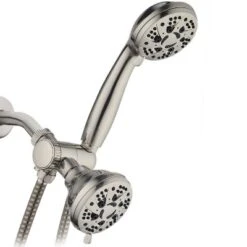 48 Setting High Pressure Luxury Three-Way Dual Shower Head Combo - AquaDance -Baxton Studio Store GUEST dceb19b3 6bca 4082 b60f 8aa9495cf18c