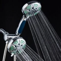 48 Setting High Pressure Ultra Luxury Three-Way Shower Head Combo Chrome - Hotelspa Notilus -Baxton Studio Store GUEST df2d00e6 6eab 4f43 b23b c7054412367a