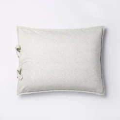 Decorative Border Cotton Slub Print Quilt Sham Light Teal Green – Threshold™ Designed With Studio McGee -Baxton Studio Store GUEST df608442 2585 414f 825c 57f616e644e7