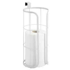 MDesign Metal Over The Tank Toilet Tissue Paper Roll Holder 20 MDesign Metal Over The Tank Toilet Tissue Paper Roll Holder -Baxton Studio Store GUEST e1049ac6 1359 4d5f 87ab 40bc5588e34f