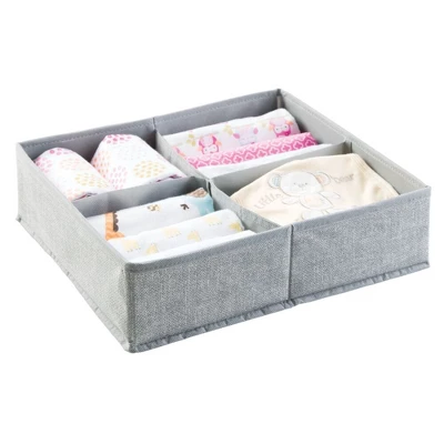 MDesign Kids Fabric Dresser Drawer And Closet Storage Organizer, Set Of 4 6 MDesign Kids Fabric Dresser Drawer And Closet Storage Organizer, Set Of 4 - Image 4