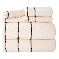 6pc Solid Bath Towel And Washcloth Set - Yorkshire Home -Baxton Studio Store GUEST e19badd0 17e6 472f ad69 da87d40ecbec