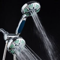 48 Setting High Pressure Ultra Luxury Three-Way Shower Head Combo Chrome - Hotelspa Notilus -Baxton Studio Store GUEST e247c3de 7bfb 4456 8299 f5e34346666f