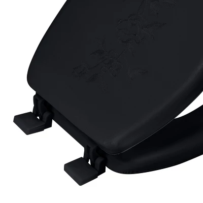 17" Soft Toilet Seat Black - Bath Bliss 7 17" Soft Toilet Seat Black - Bath Bliss - Image 5