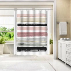 Americanflat 71" X 74" Shower Curtain Style 3 By PI Creative Art - Available In Variety Of Styles