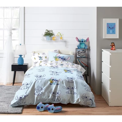 Saturday Park Disney Lilo & Stitch Watercolor Vibes 100% Organic Cotton Duvet Cover & Sham Set 7 Saturday Park Disney Lilo & Stitch Watercolor Vibes 100% Organic Cotton Duvet Cover & Sham Set - Image 5