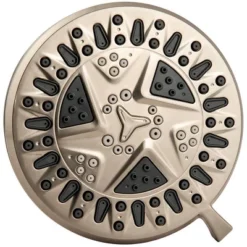 Six Position SpaMassage Fixed Showerhead - Waxman