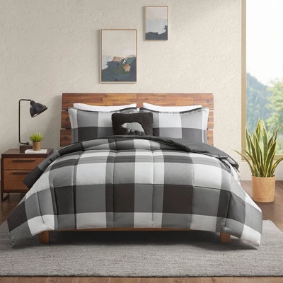 Woolrich Hudson Valley Down Alternative Buffalo Check Comforter Set 4 Woolrich Hudson Valley Down Alternative Buffalo Check Comforter Set - Image 2