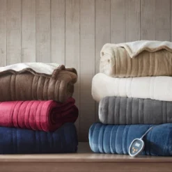 Woolrich Electric Plush To Berber Bed Blanket -Baxton Studio Store GUEST e51af5d7 05a5 47a1 929c dd826a2414ad