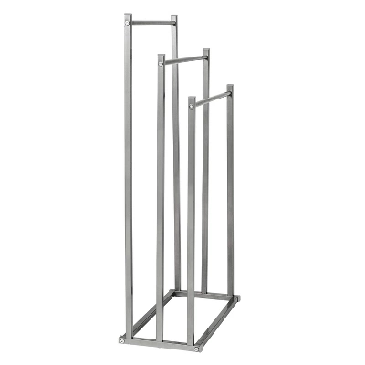 3-Tier Towel Rack Gray - Honey Can Do 6 3-Tier Towel Rack Gray - Honey Can Do - Image 4