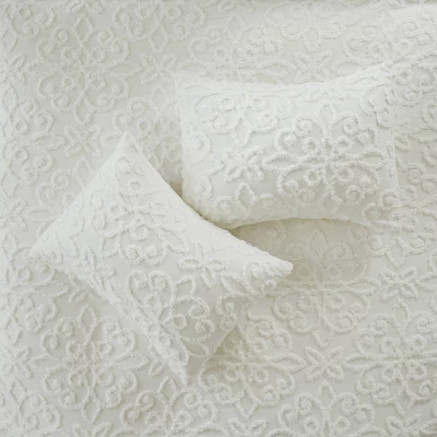 Amber Tufted Cotton Chenille Duvet Cover Set 5 Amber Tufted Cotton Chenille Duvet Cover Set - Image 3