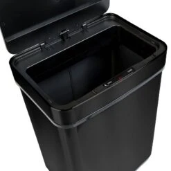 Honey-Can-Do 50L Stainless Steel Sensor Trash Can Black 10 Honey-Can-Do 50L Stainless Steel Sensor Trash Can Black -Baxton Studio Store GUEST e60a7824 0b6a 4f0a b154 7660da985b69