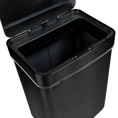 Honey-Can-Do 50L Stainless Steel Sensor Trash Can Black 5 Honey-Can-Do 50L Stainless Steel Sensor Trash Can Black - Image 3