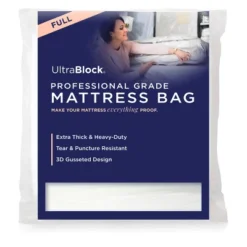 UltraBlock Mattress Bags For Moving - 6 Mil Thick Plastic Mattress Storage Bag Cover -Baxton Studio Store GUEST ebce96cd f721 4e98 8dcb 7a7cc087a7cd
