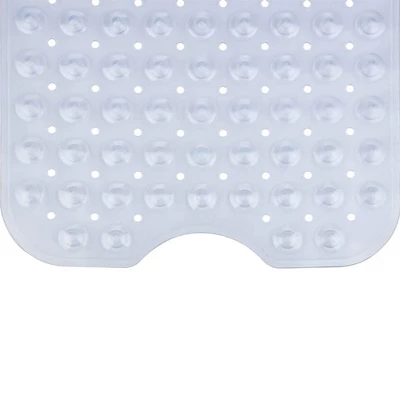 TranquilBeauty 40" X 16" Clear Extra Long Non-Slip Bath Mats With Suction Cups For Elderly & Children 4 TranquilBeauty 40" X 16" Clear Extra Long Non-Slip Bath Mats With Suction Cups For Elderly & Children - Image 2